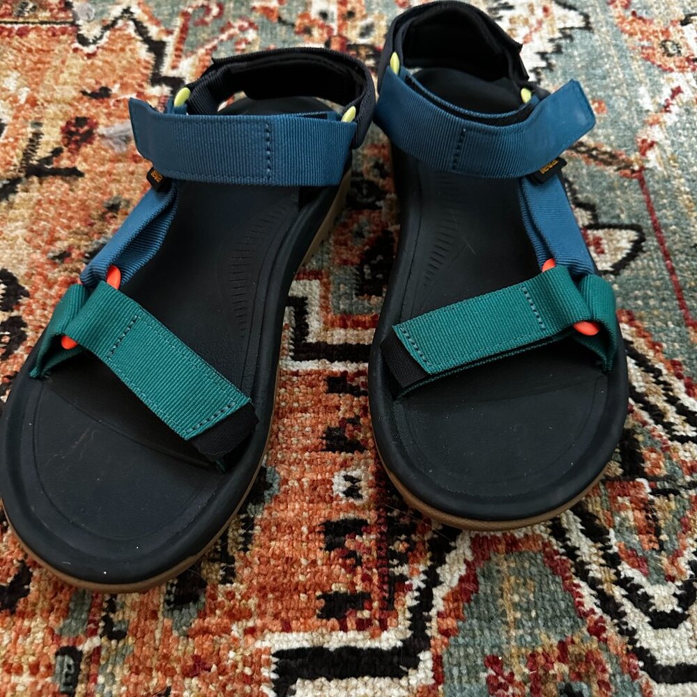 TEVA HURRICANE XLT 2 BLUE MULTI HIKING TRAIL SANDALS US 7 men’s, US 9 Women’s